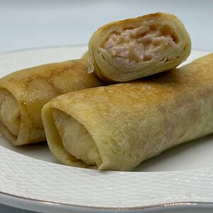 Блинчики с ветчиной и сыром