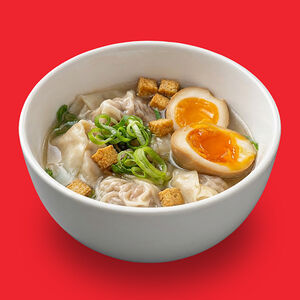 Суп с вонтонами из говядины