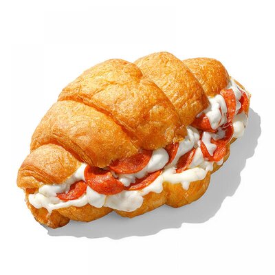 Круассан с пепперони и соусом ранч