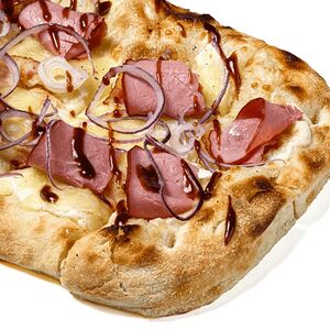 С говядиной и соусом барбекю