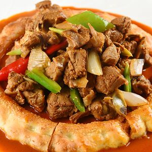 Баранина в лепешке 