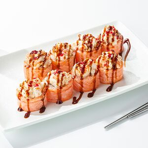 Росадо 2.0 с лососем и креветками