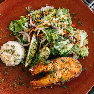 Стейк из семги