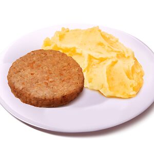 Котлета и картофельное пюре