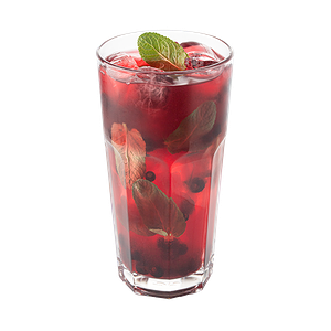 ❄Чай черносмородиновый с мятой холодный