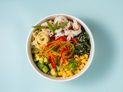 Большой Поке-боул с креветками