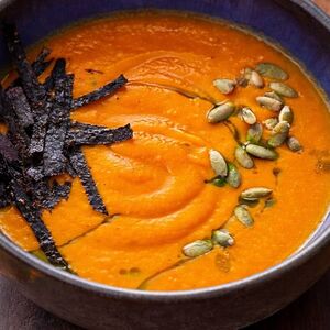 Тыквенный суп на кокосовом молоке 