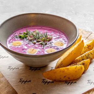 Холодник с картофельными дольками