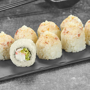 Ролл Крабонара запеченный