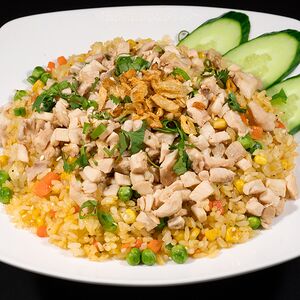 Жареный Рис с Курицей
