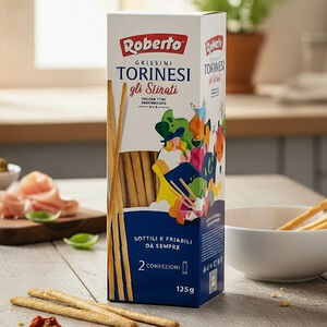 Палочки Хлебные Гриссини Торинези «Roberto». Италия
