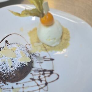 Шоколадный фондан