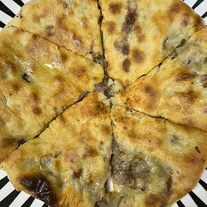 Хачапури-кубдари с мясом