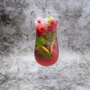 Натуральный малиновый мохито 400 мл