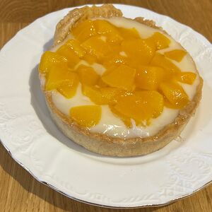 Тарт с персиком 