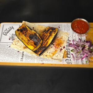 Шашлык из баклажанов