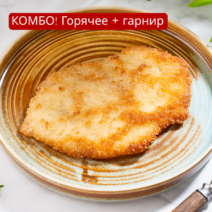 Шницель и пюре картофельное