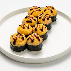 Запеченный ролл с курицей