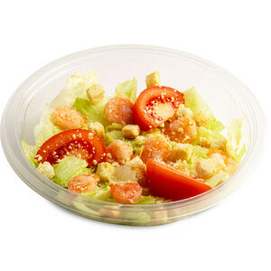 Салат Цезарь с креветками