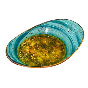 Куриный суп со шпинатом и яйцом