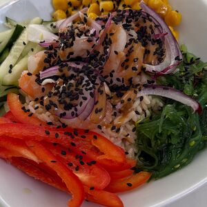 Поке с креветками 