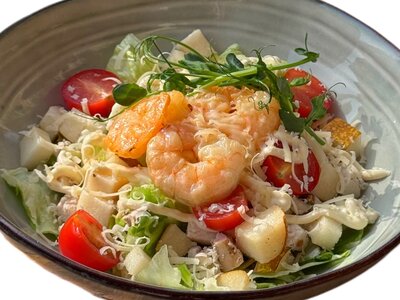 С креветками