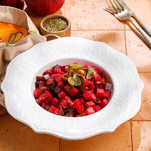 Винегрет с маринованными грибами