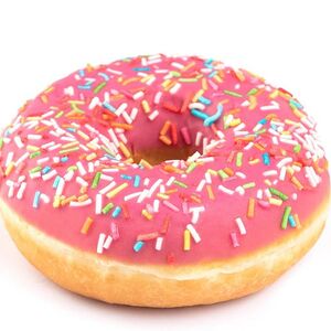 Донат клубничный