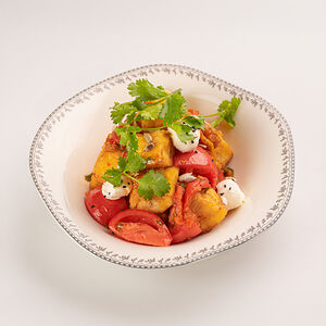 Салат Хрустящие баклажаны