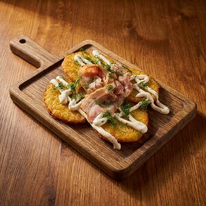 Драники с беконом