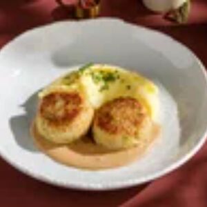 Котлеты из щуки с соусом Биск