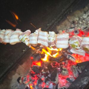 Молодой картофель с беконом