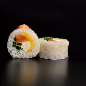 Нежный с копченым лососем