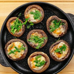 Запеченные шампиньоны