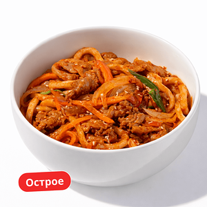 Лапша удон со свининой