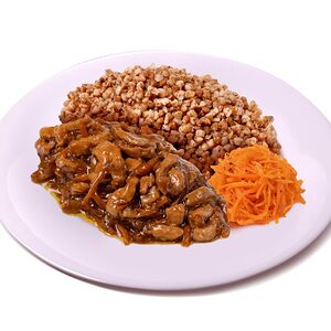 Гречка с терияки