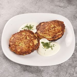 Драники с куриным фаршем