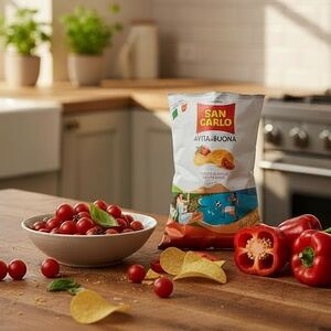 Чипсы картофельные «San Carlo». Италия.