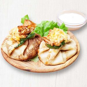 Блины с грибным жульеном 