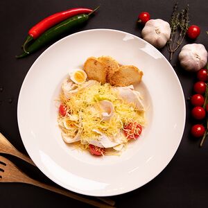 Цезарь с курицей