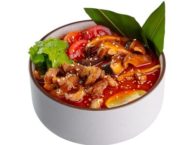 Том ям с цыпленком 