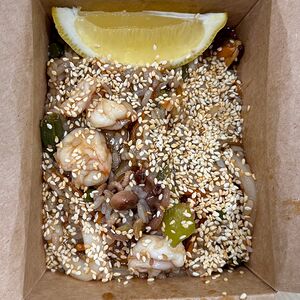 Рис с морепродуктами