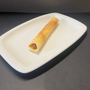 Трубочка вафельная с варёной сгущёнкой