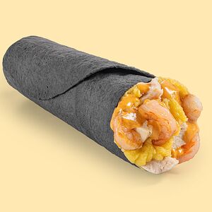Патата Том-ям с креветкой и курицей