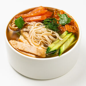 Рамен с цыпленком по-корейски