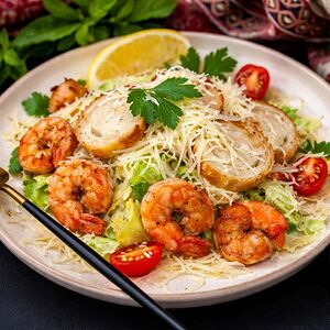 Цезарь с креветками