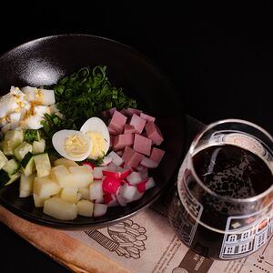 Окрошка на квасе