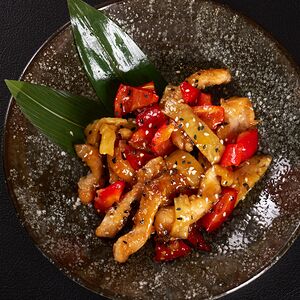 Курочка в медовом соусе 