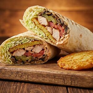 Шаурма С драником