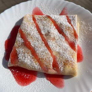 Блин Клубника с творогом